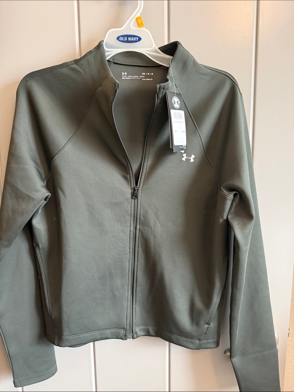 Under Armour Women’s Olive Green Lightweight Full-Zip Performance Jacket